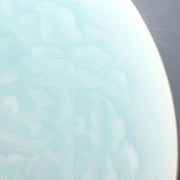 Kaiji Tsukamoto Living National Treasure Seihakuji Celadon Plate Karakusa Signed15