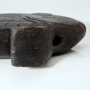 Japanese Wood Carved Tai Sea Bream Fish Jizaikagi Yokogi Hearth Hook WO54113