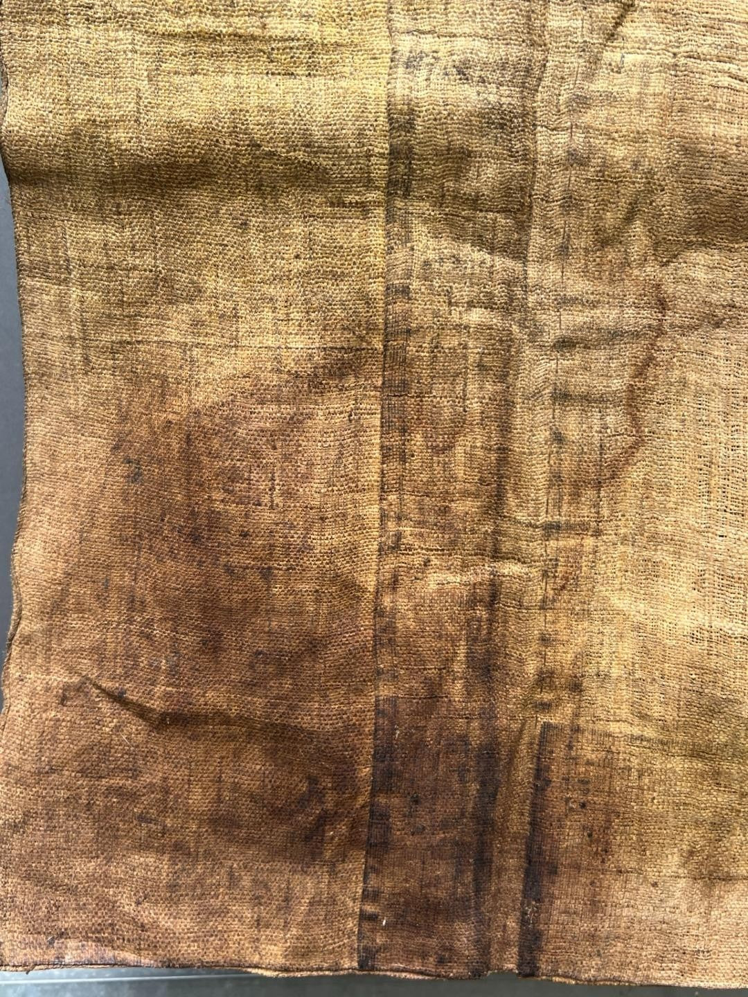 Antique 19th 20th C. Japanese Kinran Brocade Buddhist Textile Temple Banner Boro16