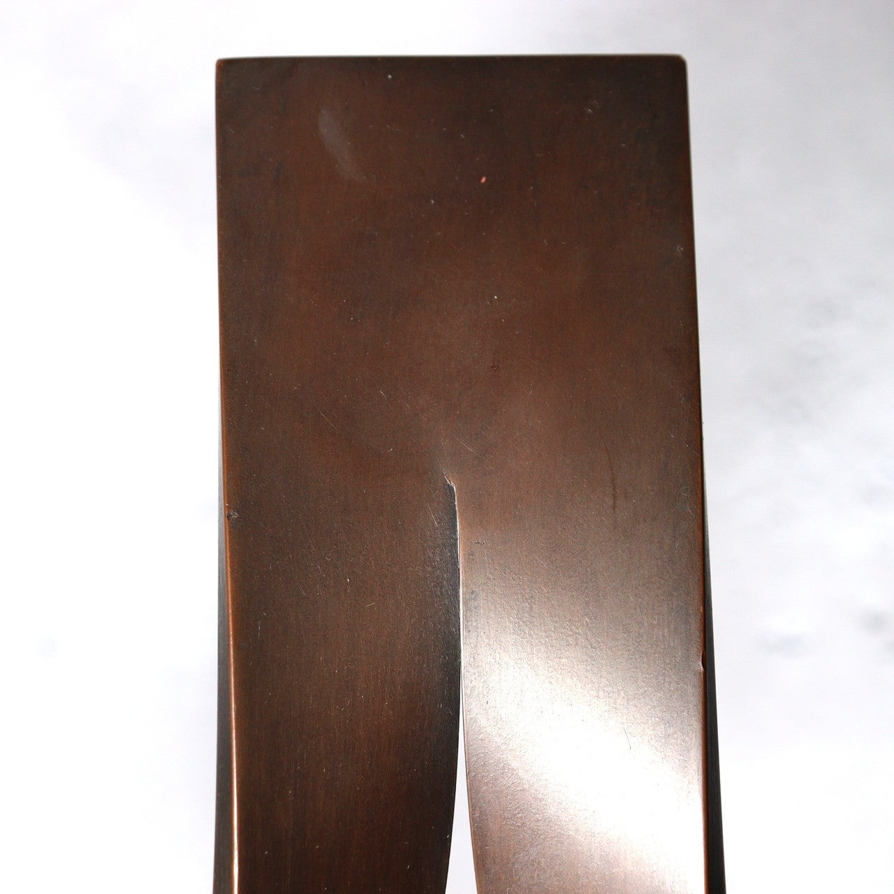Vintage Artisan Signed "TAZIMA" Modern Abstract Bronze Sculpture - Late Showa5