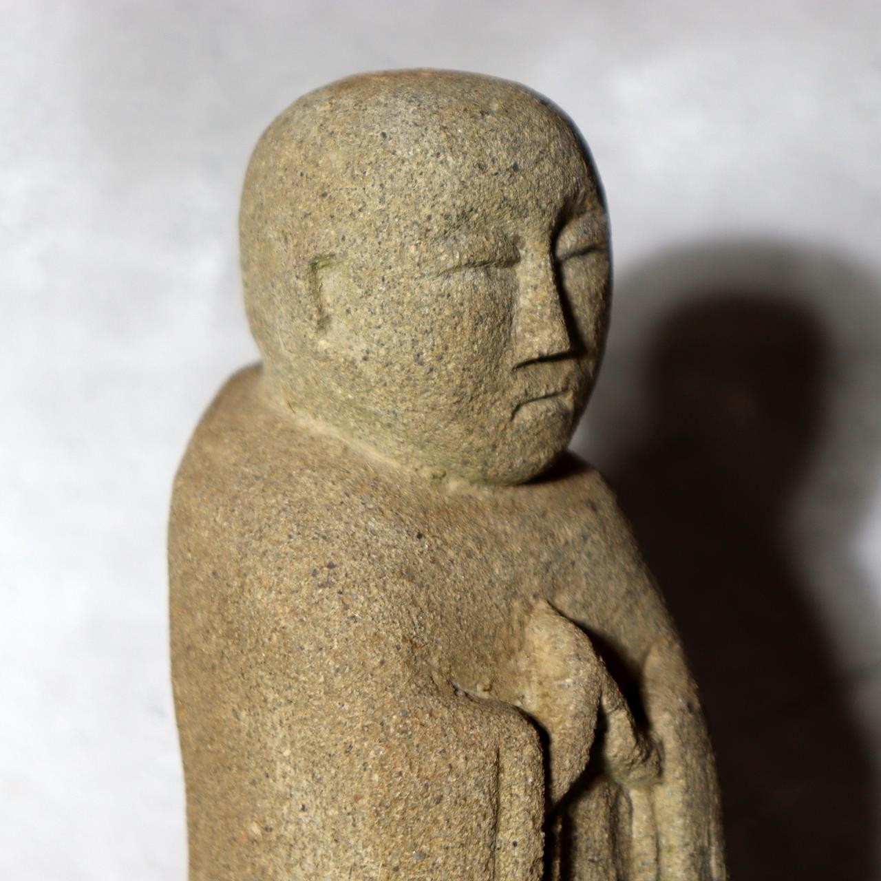 Authentic Japanese Antique Stone Jizo Statue Meiji Era to  Early Showa era8