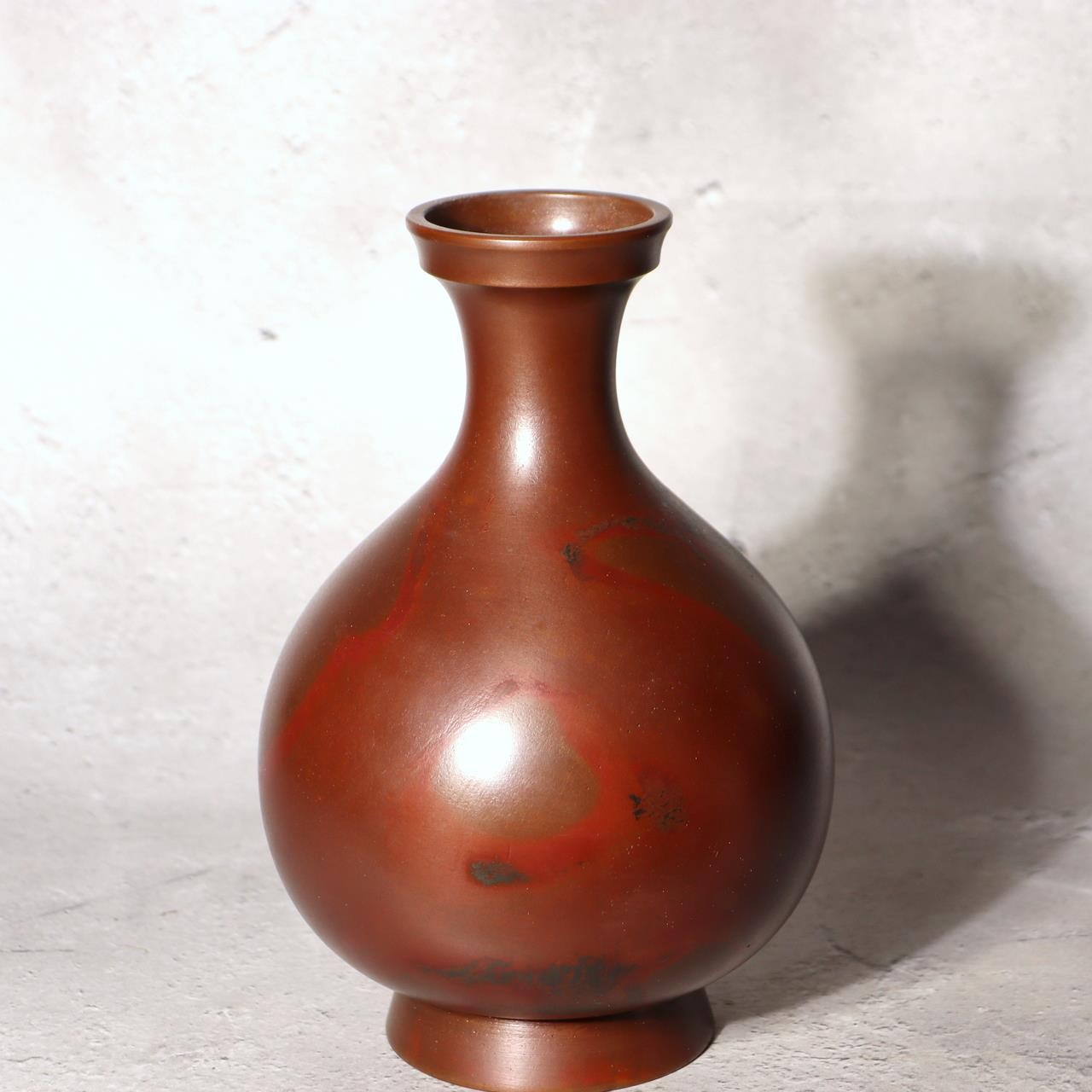 Vintage Japanese Bronze Vase Masahiko Katori Living National Treasure BV3434