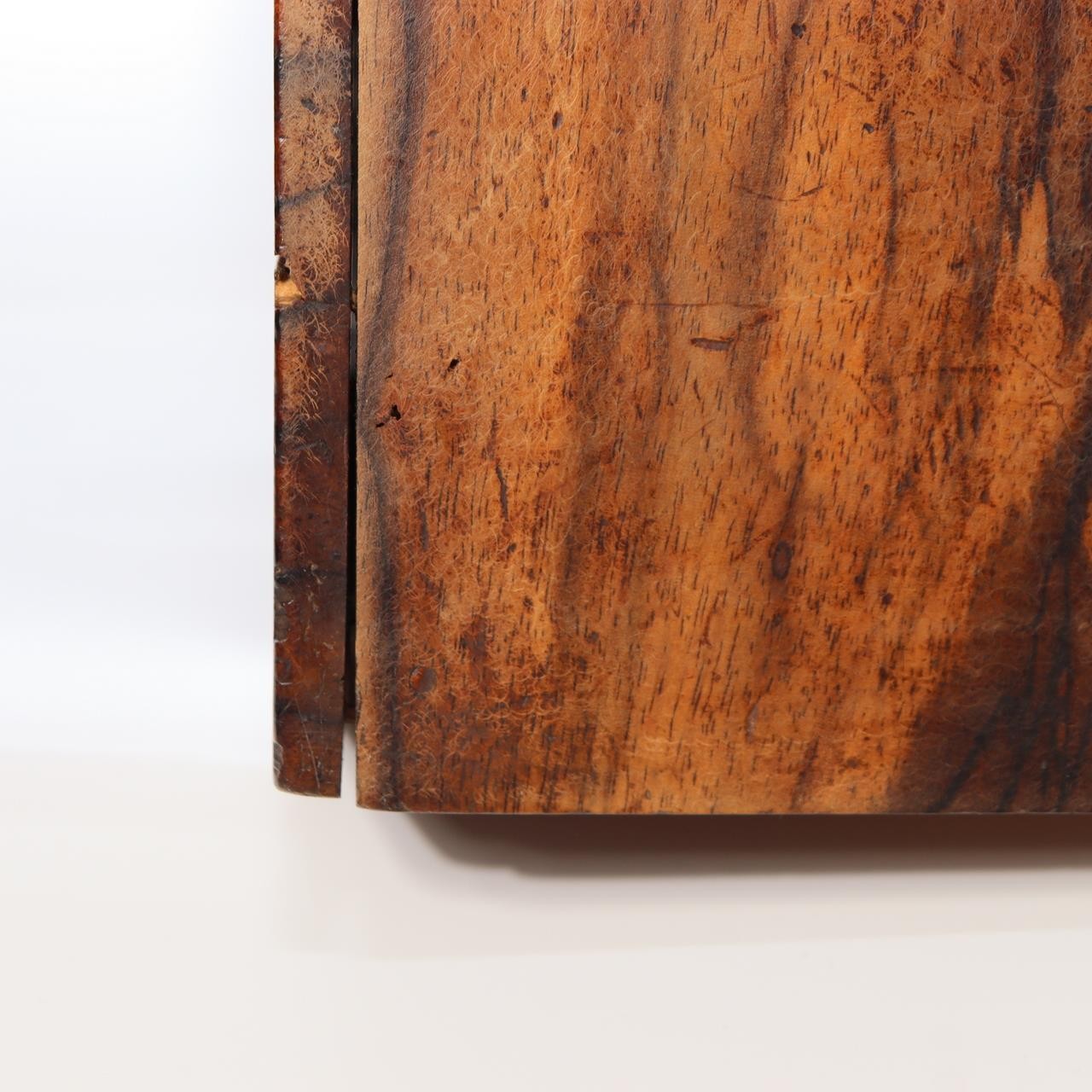 Vintage Japanese Small Cabinet Drawer Kurogaki Black Persimmon Style Wood Box10