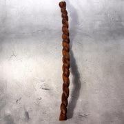 Japanese Antique Wooden Staff Shimenawa Spiral Twist Nyoi Buddhist Shinto 54cm10