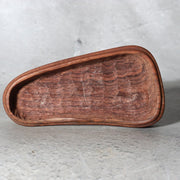 Japanese Suiseki Gifu Kujaku Kikkaseki Chrysanthemum Stone Wooden Base SS2404