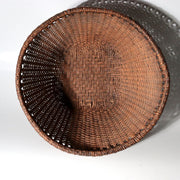Vintage Japanese Folk Craft Bamboo Woven Basket Collection Set of 8 WO63912