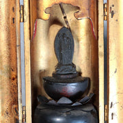 Antique Japanese Late Edo–Early Meiji Zushi Kannon Buddhist Shrine – WO6545
