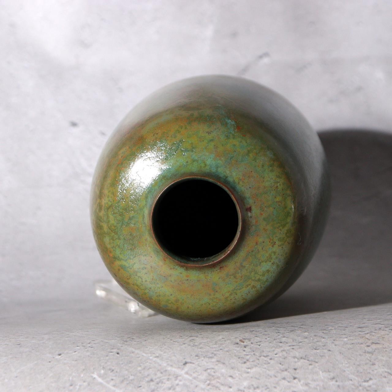 Japanese Cast Bronze Vase Keiten Takahashi Living National Treasure BV7684
