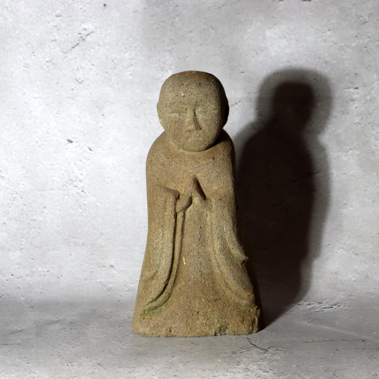 Authentic Japanese Antique Stone Jizo Statue Meiji Era to  Early Showa era5