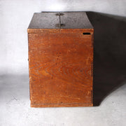 Vintage Japanese Haribako Sewing Box - Burl Wood Grain Showa Retro Multi-Drawer4