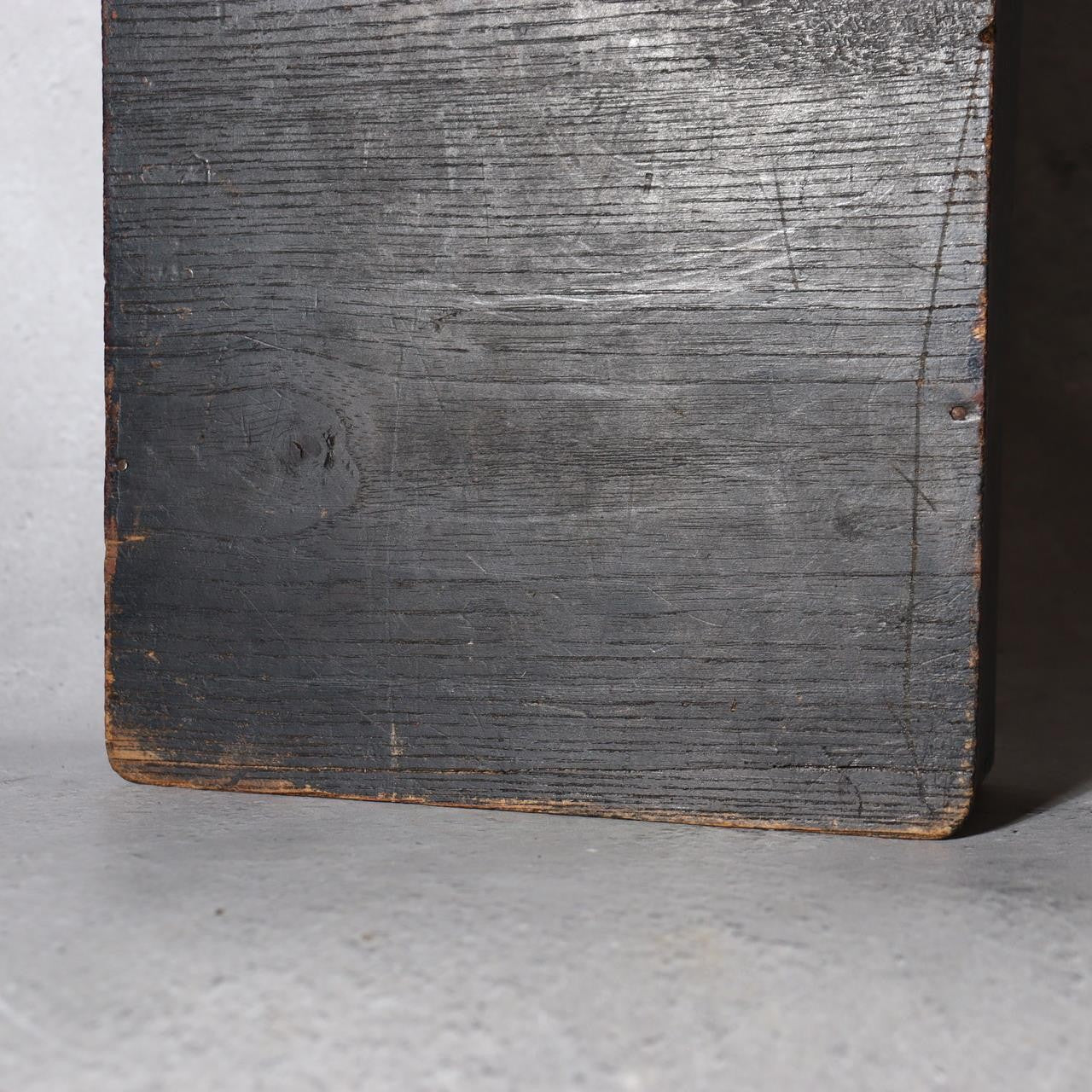 Japanese Vintage Tambour Roll-Top Wooden Box - "Jabara" Slatted Lid Showa Era14