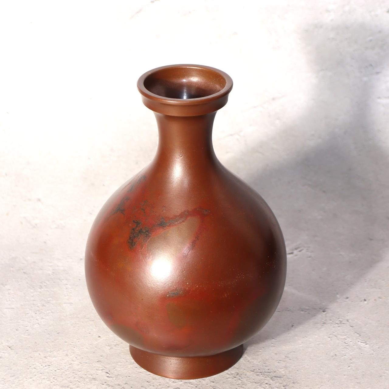 Vintage Japanese Bronze Vase Masahiko Katori Living National Treasure BV3433