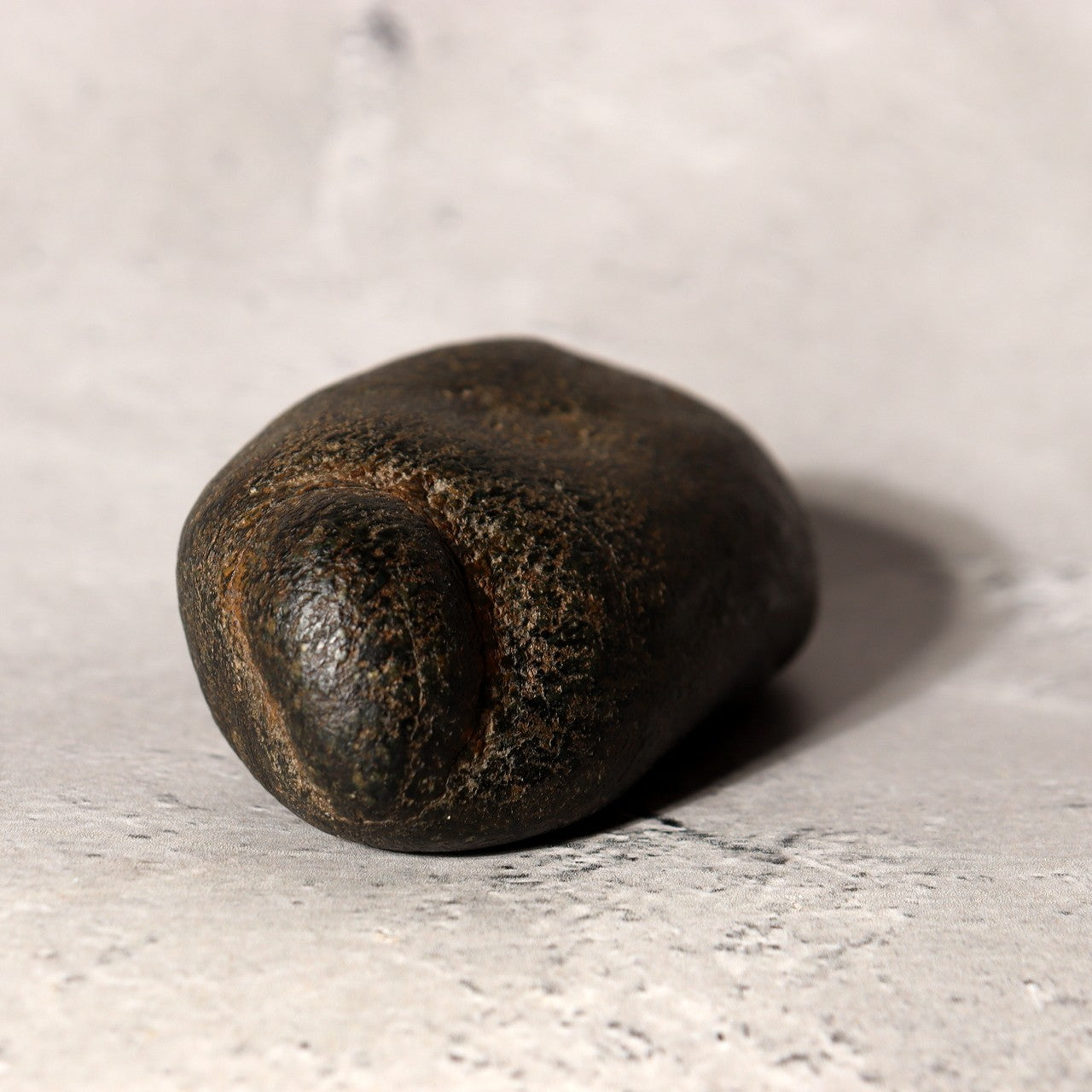 Japanese Suiseki Viewing Stone Genkai Jizo Buddha Figure 1976 Signed Daiza SS22314