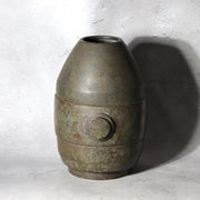 Vintage Japanese Bronze Vase NKK Commemorative 1957 Showa 32 Patina BV7803