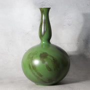 Japanese Takaoka Cast Bronze Gourd Vase Keisuke Tomobako BV7837