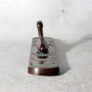 Japanese Takaoka Cast Bronze Silver Inlay Swan Paperweight Okimono Tomobako9