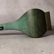 Japanese Bronze Flower Vase Ichinose Soushin Tea Ceremony Ikebana Kodo Box BV7129