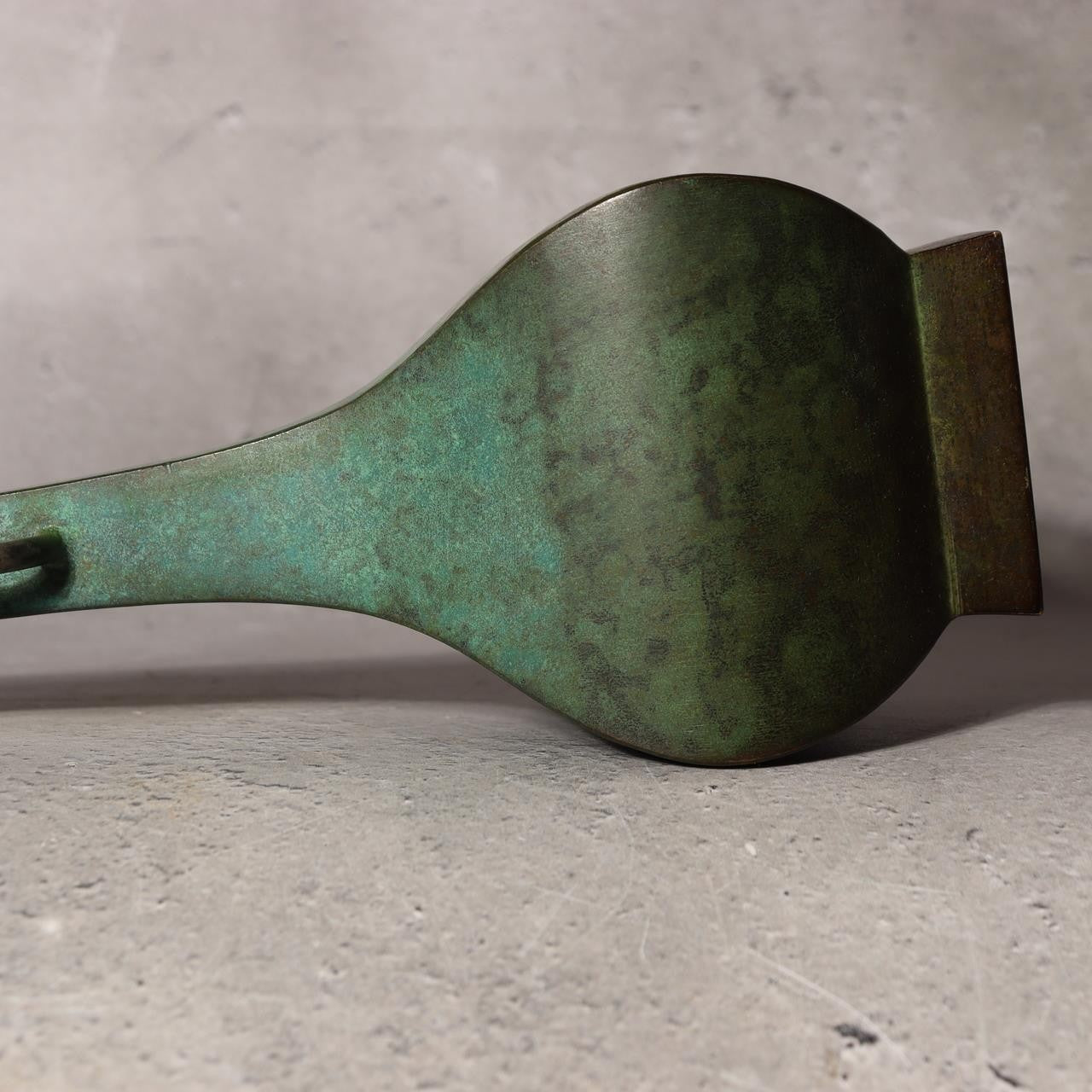 Japanese Bronze Flower Vase Ichinose Soushin Tea Ceremony Ikebana Kodo Box BV7129