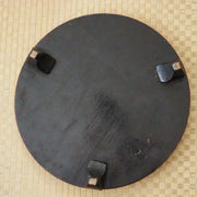 Large Japanese Lacquer Footed Tray - Tripod Base - Aizu-Style Red Lacquer 42.3cm4