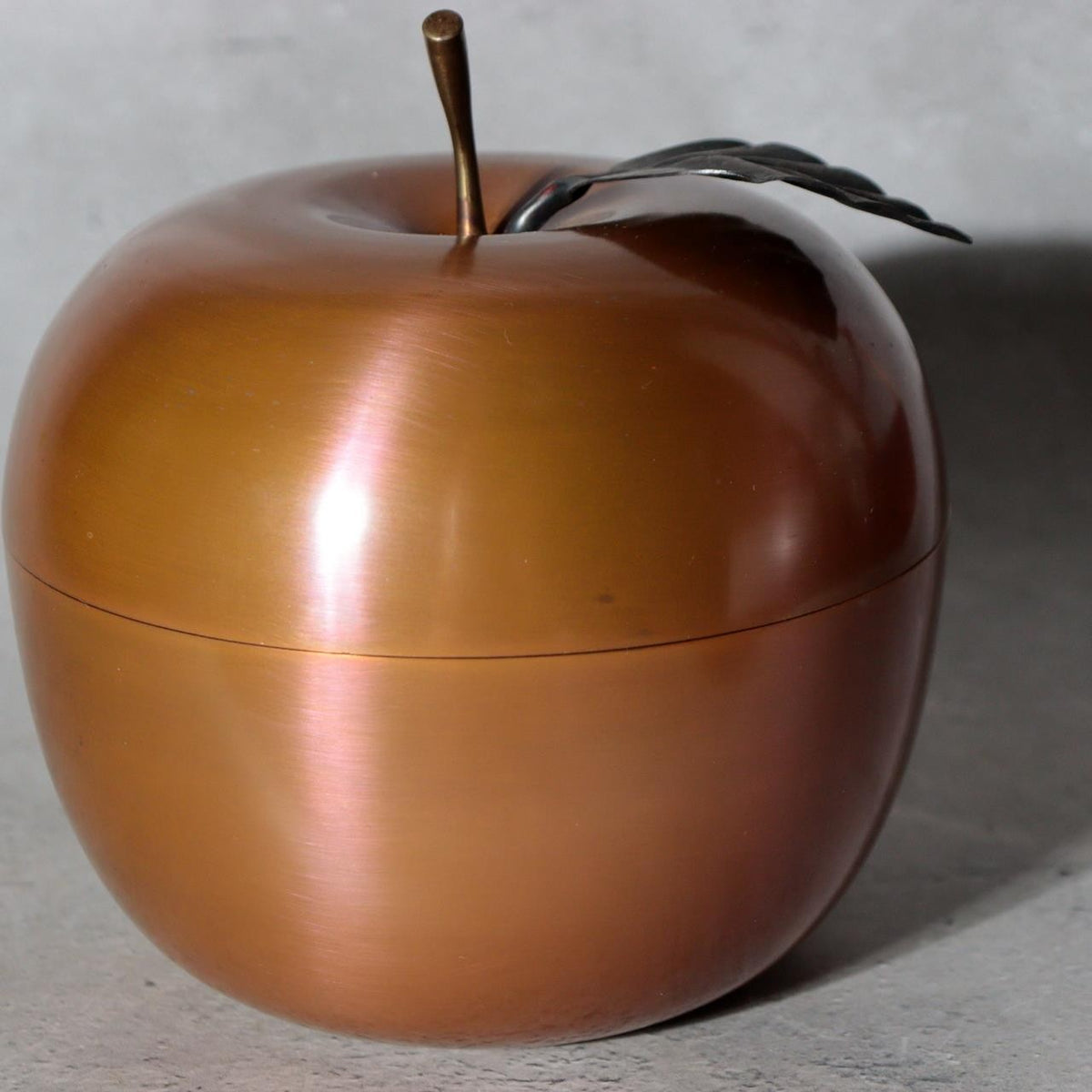 Vintage Japanese Pure Copper Apple Kashiki Candy Bowl Eijundo Tomobak13