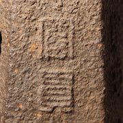 Japanese Antique Cast Iron Bell Fudaku Hidden Kirishitan Inscribed Edo Period5