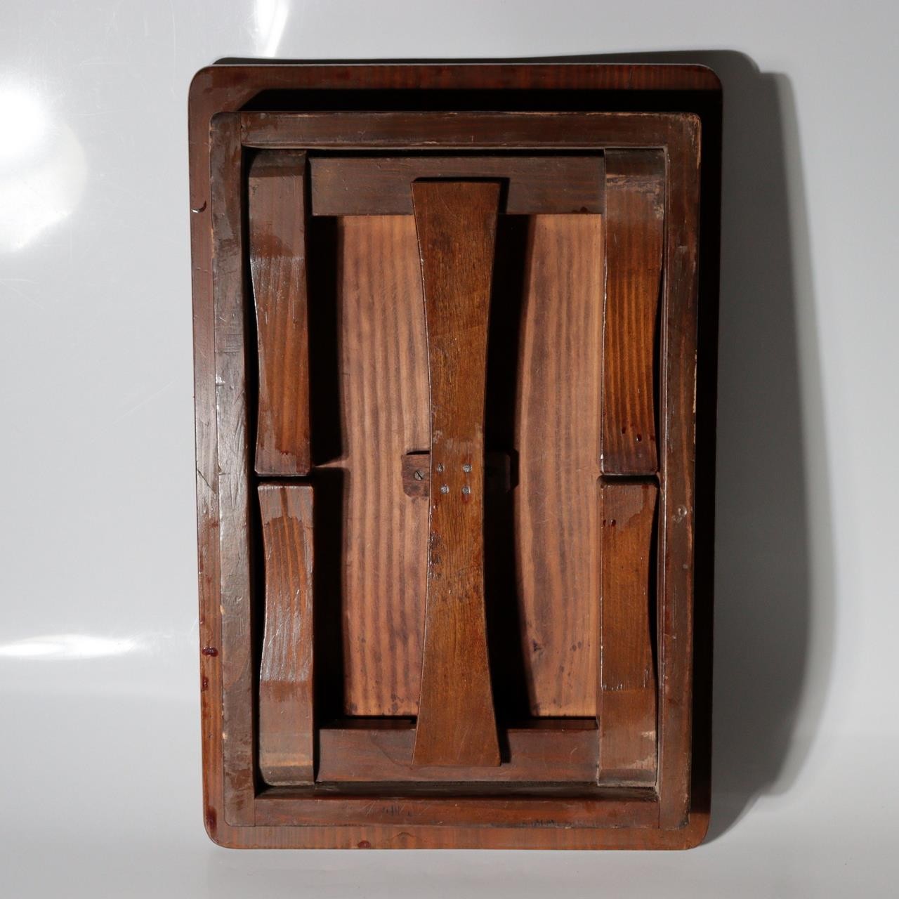 Vintage Japanese Wooden Chabudai Small Folding Table WO6415