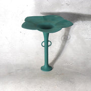 Japanese Bronze Flower Vase Ikenobo Kikyo Ichimonji Yoshiyuki Green5
