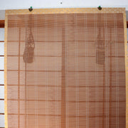 Japanese Vintage Woven Bamboo Ozashiki Sudare Misu Blinds Set of 2 VG42310