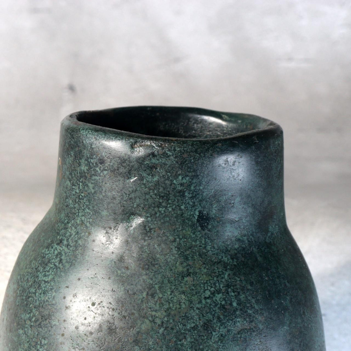 Japanese Bronze Flower Vase Ubu-Yoshi Nishi Professor Tokyo University of Arts14