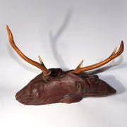 Japanese Deer Antler Sword Stand Katana Kake Stag Horn Natural Wood Burl 47cm15