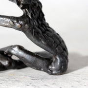 Japanese Bronze Kappa Statue by Takashi Omori Sculpture BOSa5910