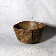 Unique Modern Japanese Studio Pottery Henkei Chawan Rivet-Like Tea Bowl 170g16