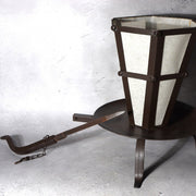 Japanese-Style Lantern Object with Shikomi-Inspired Removable Iron Handle19