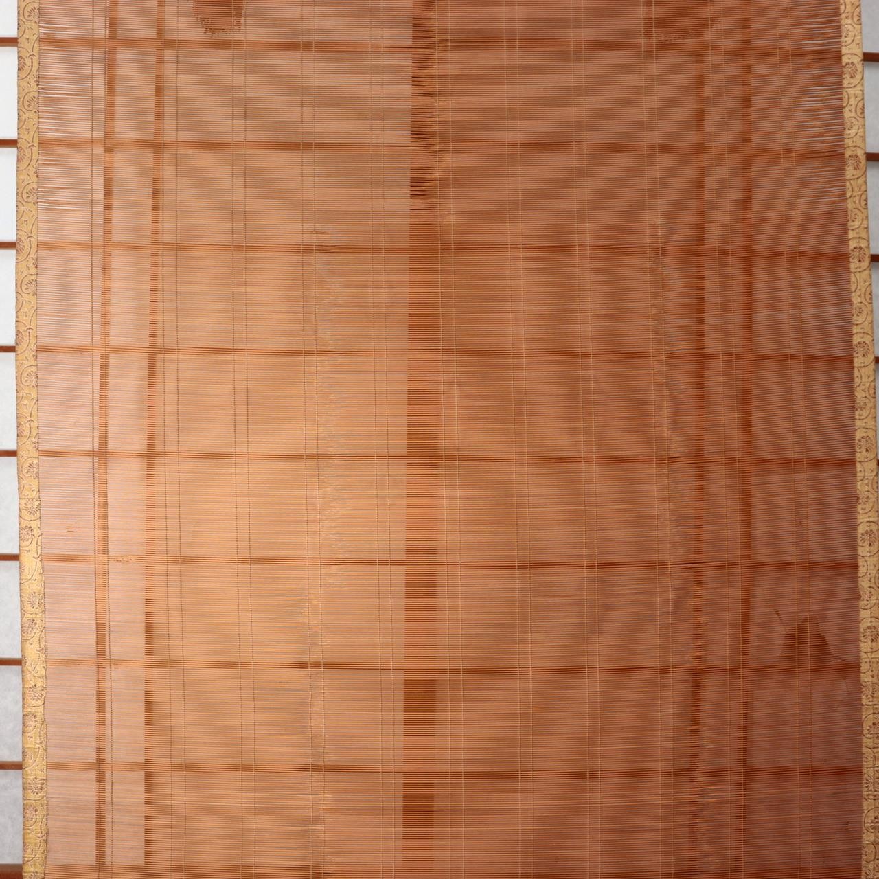 Japanese Vintage Woven Bamboo Ozashiki Sudare Misu Blinds Pair Set VG42419