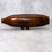 Vintage Japanese Modernist Bronze Vase  Brutalist Industrial Sculpture 1.8kg2