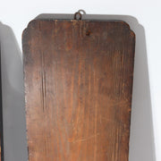 Pair of Antique Japanese Temple Lacquer Plaques Jodo Shu Sect Enko Zendo Daishi19