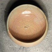 Antique Korean Bowl Joseon Dynasty 17th C Katade Hard Glaze Sake Cup Tea KRS1747