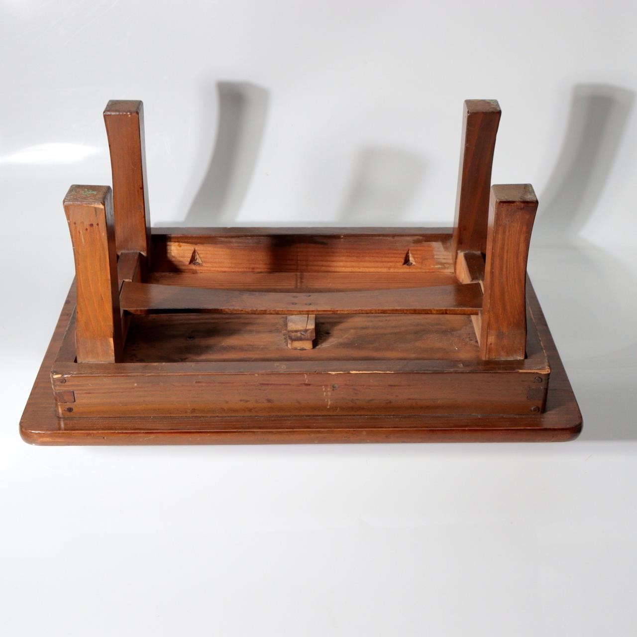 Vintage Japanese Wooden Chabudai Small Folding Table WO6413