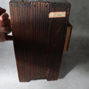 Antique Japanese Merchant Security Drawer Chest Late Edo Nanako Handle WO6277