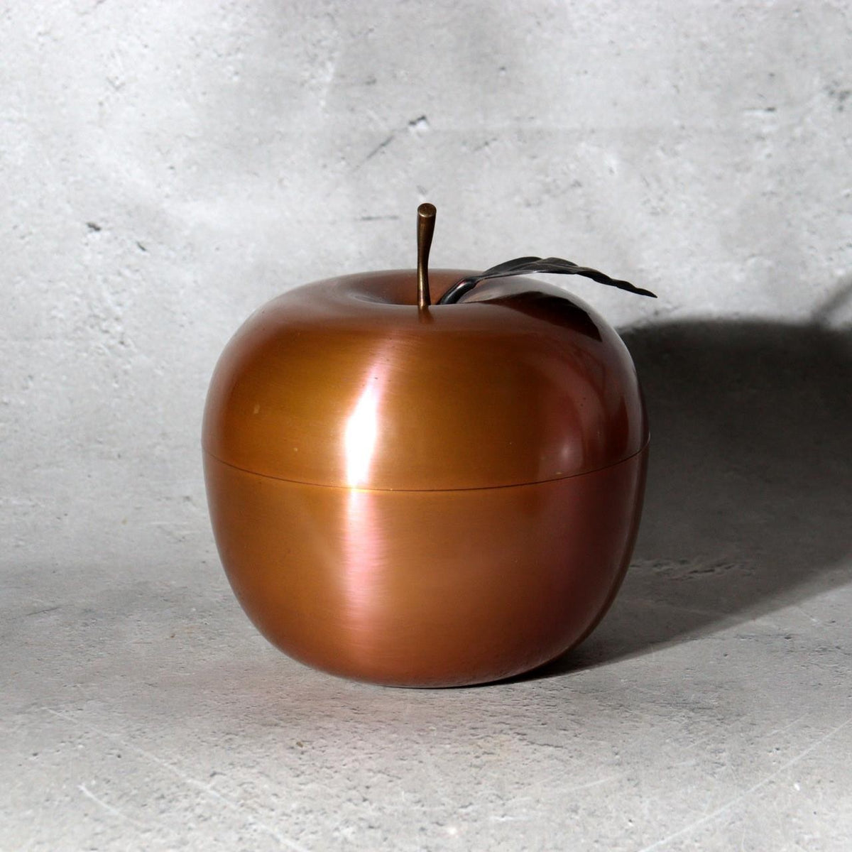 Vintage Japanese Pure Copper Apple Kashiki Candy Bowl Eijundo Tomobak16