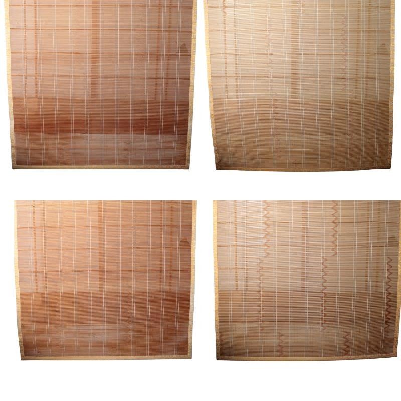 Japanese Vintage Woven Bamboo Ozashiki Sudare Misu Blinds Set of 2 VG42317