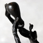 Japanese Bronze Kappa Statue by Takashi Omori Sculpture BOSa598