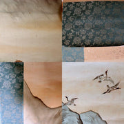 Antique Japanese Hand Painted Silk Kakemono Hanging Scroll Samurai Warrior14