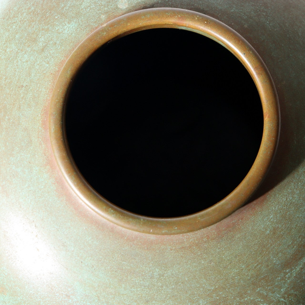 Vintage Heavyweight Japanese Bronze Vase Engraved carp Motif Verdigris Patina10