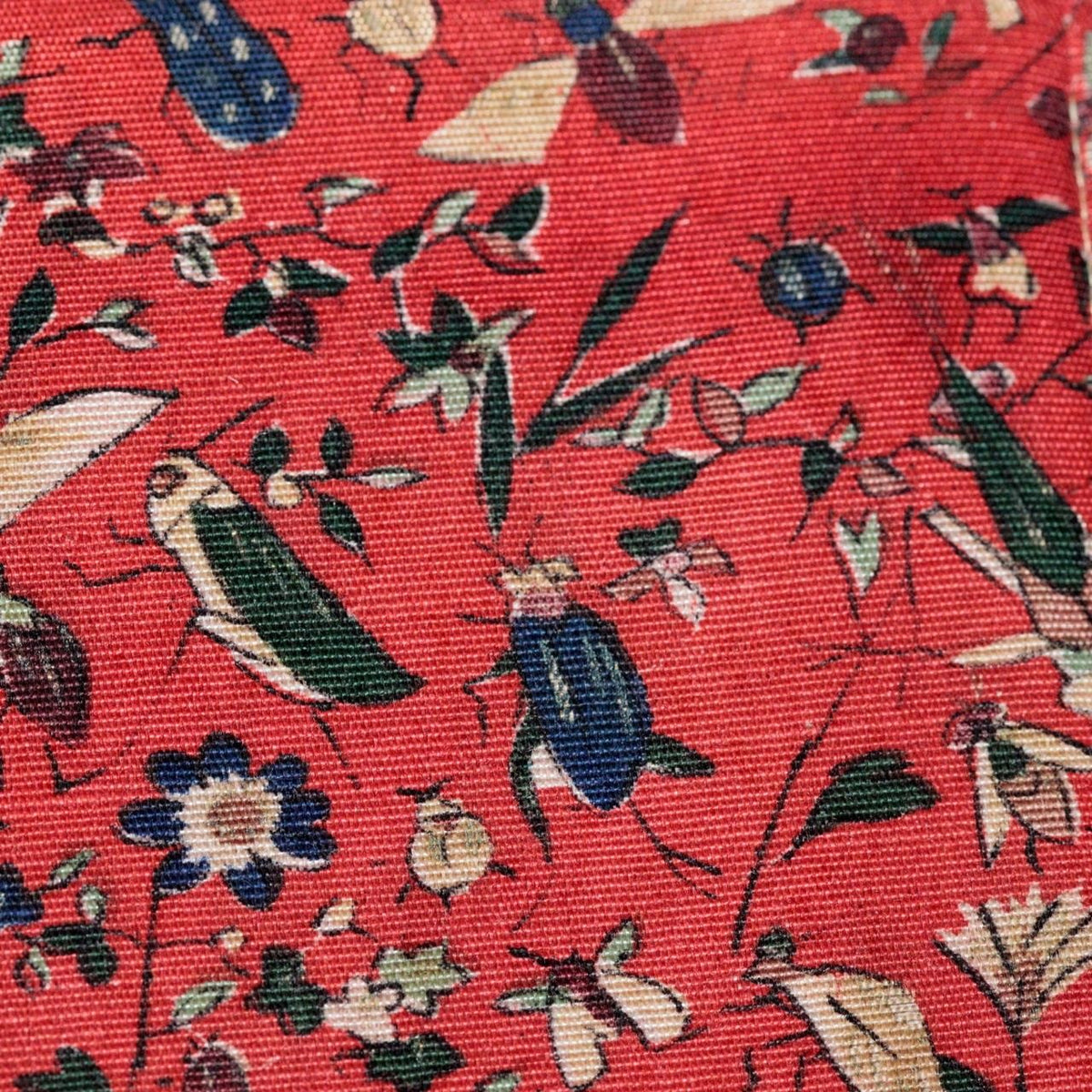 Vintage Japanese Kami-ire Pouch Insects Butterfly Ship Clasp14