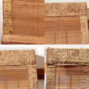 Japanese Vintage Woven Bamboo Ozashiki Sudare Misu Blinds Pair Set VG42412
