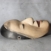 Masterfully Carved Japanese Noh Mask "Shakumi" by Kojitsu - Middle-Aged Woman4