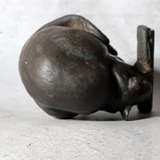 Vintage Japanese Cast Bronze Rat Figurine by Hansan Zodiac Ornament2