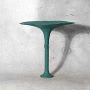 Japanese Bronze Flower Vase Ikenobo Kikyo Ichimonji Yoshiyuki Green2