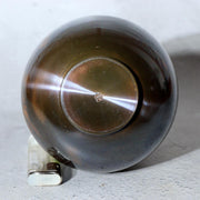 Japanese Master Bronze Vase "Sato no Yama" by Hasegawa Yoshihisa Nitten Juror5